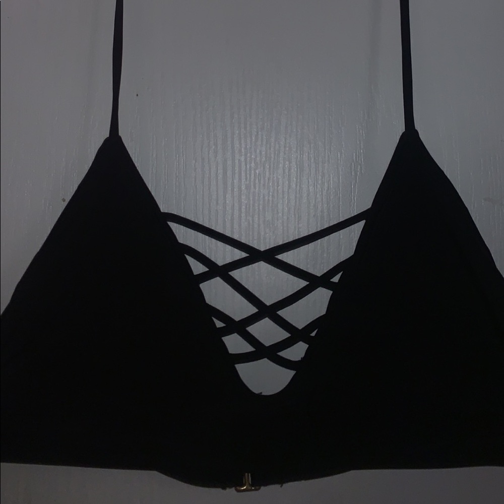 Target size large bikini top